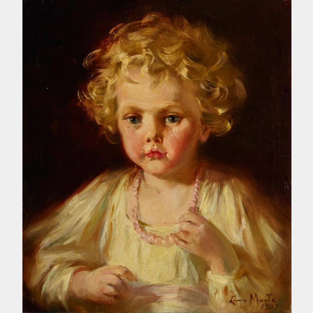 Laura Adelaine Muntz Lyall (1860-1930) - Portrait Of A Child