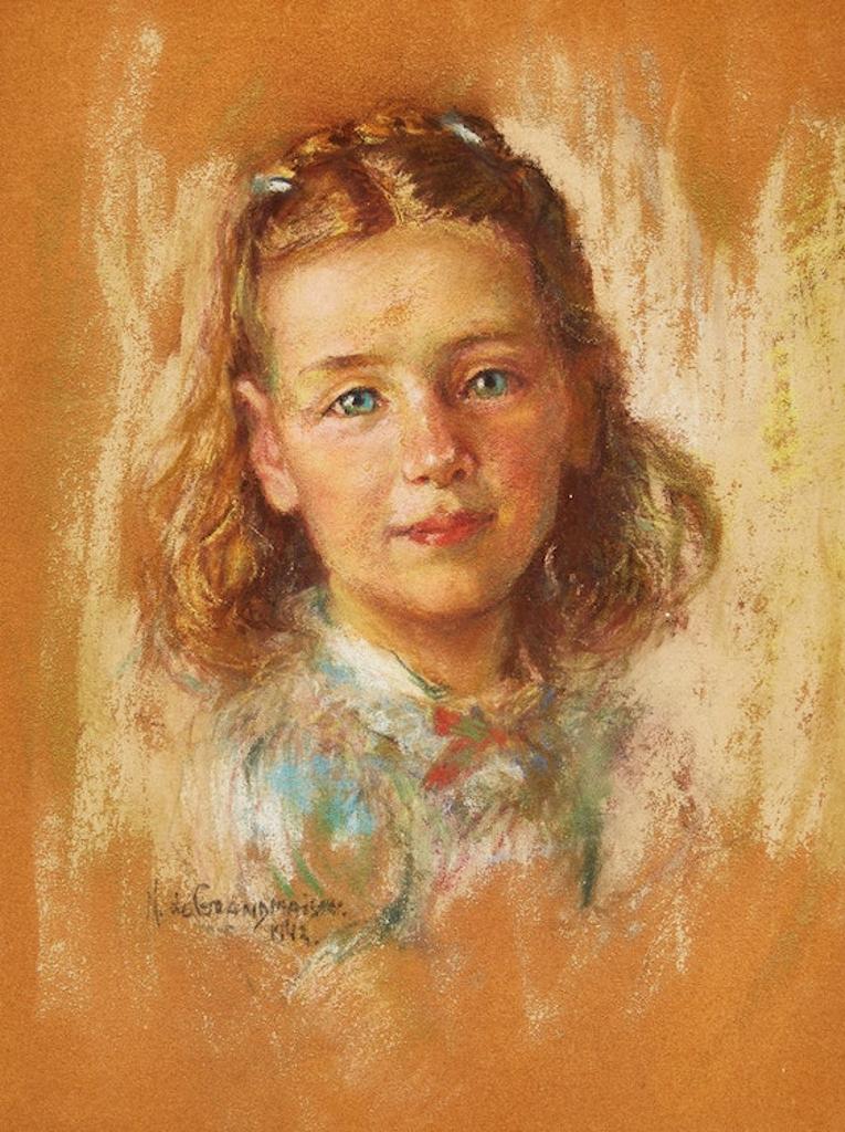 Nicholas (Nickola) de Grandmaison (1892-1978) - Portrait of a Young Girl