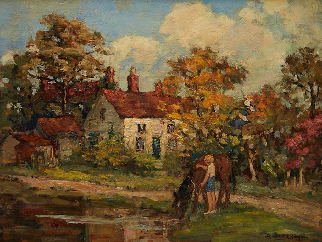 Berthe Des Clayes (1877-1968) - Old House St. Sauveur