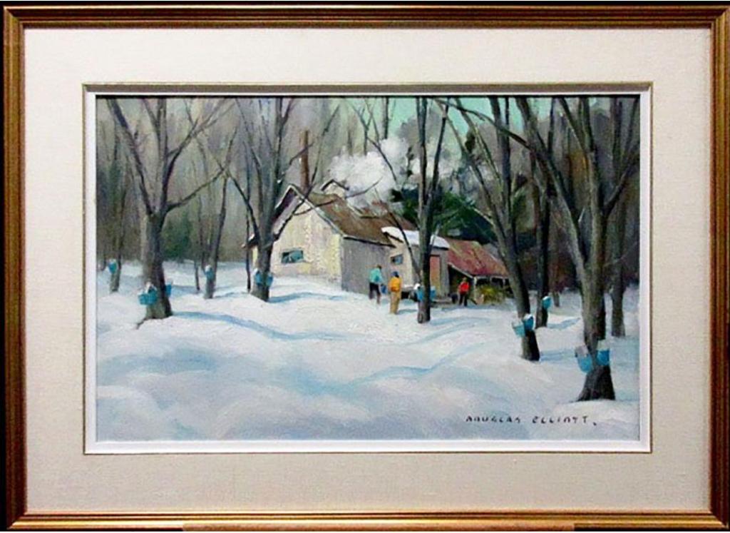 Douglas Ferfguson Elliott (1916-2012) - The Sugar Shack In March - Ontario