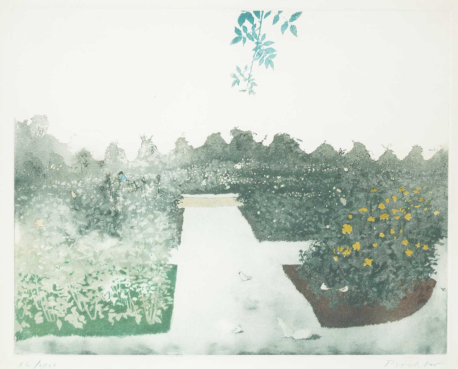 Patrick Procktor - Queen Maryâ€™s Rose Garden Regentâ€™s Park  #XL/LXXV