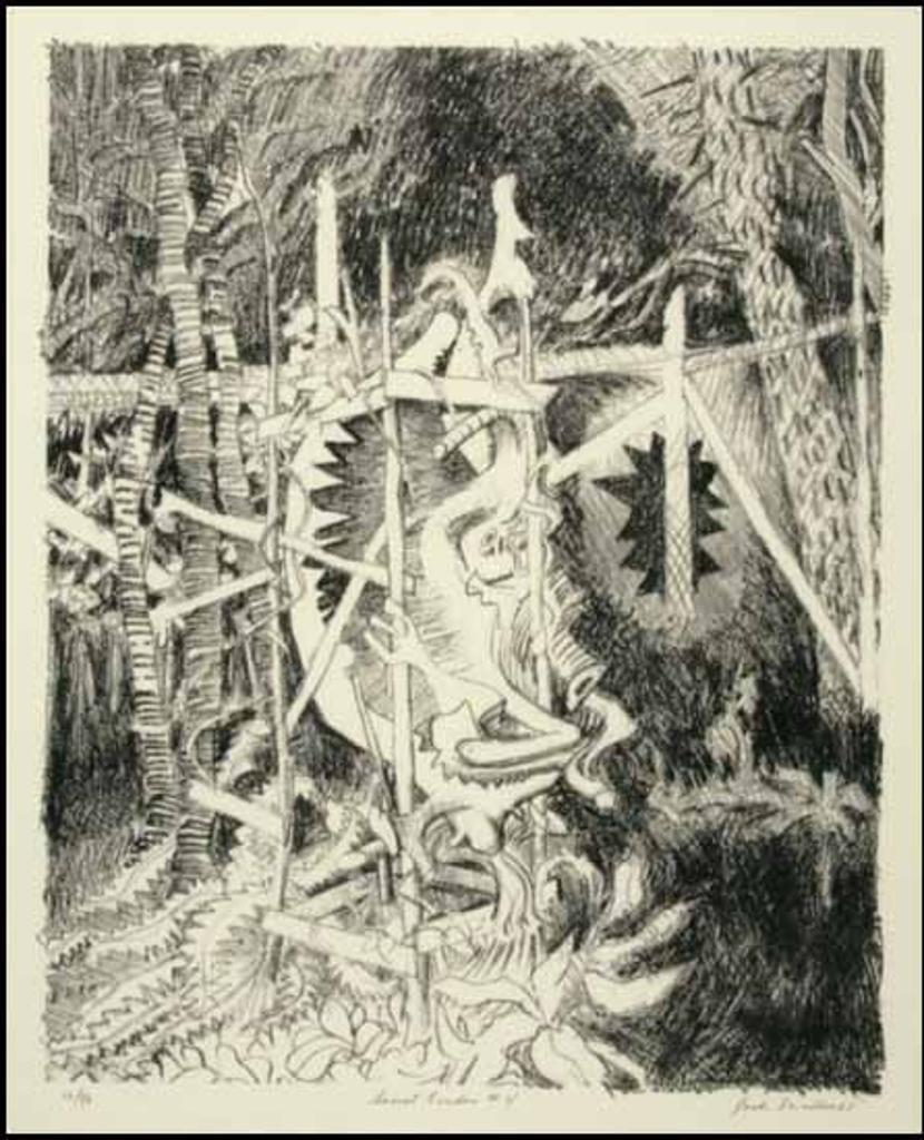 Jack Leaonard Shadbolt (1909-1998) - Secret Garden #4 (00117/TN066)