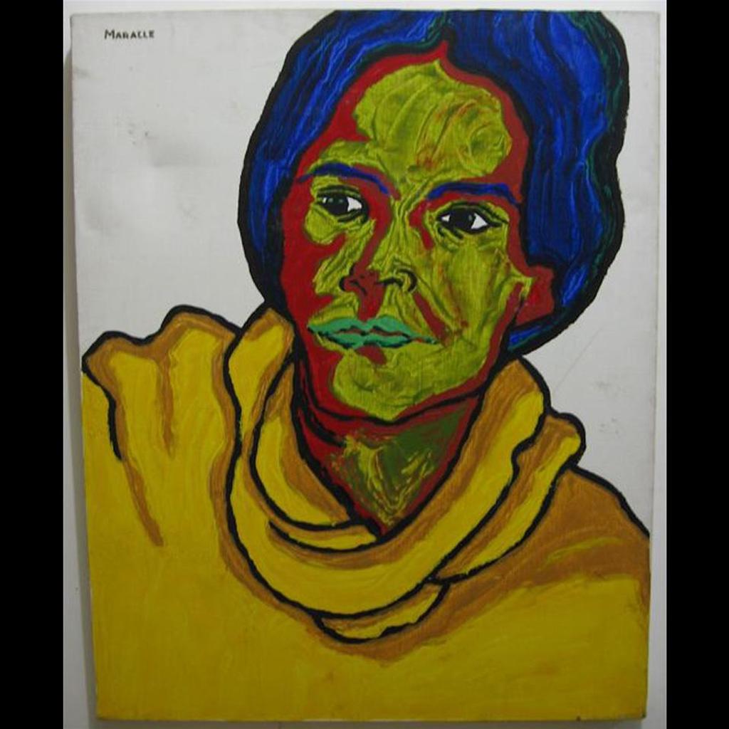 Clifford Maracle (1944-1996) - Girl In Yellow