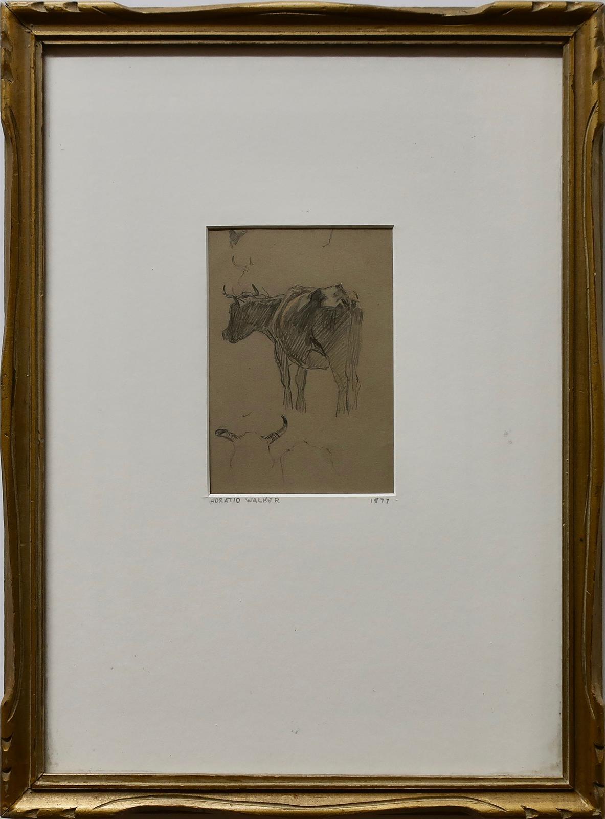 Horatio Walker (1858-1938) - Cow Sketches