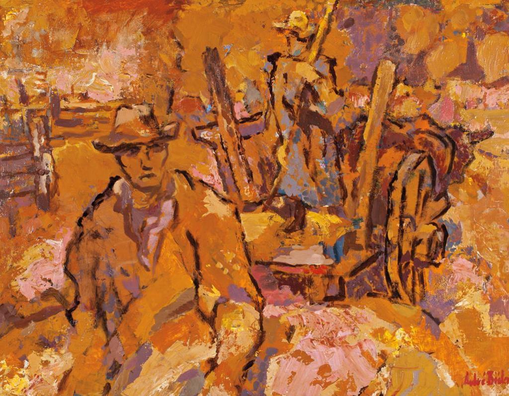 Andre Charles Bieler (1896-1989) - La Moisson, St. Urbain