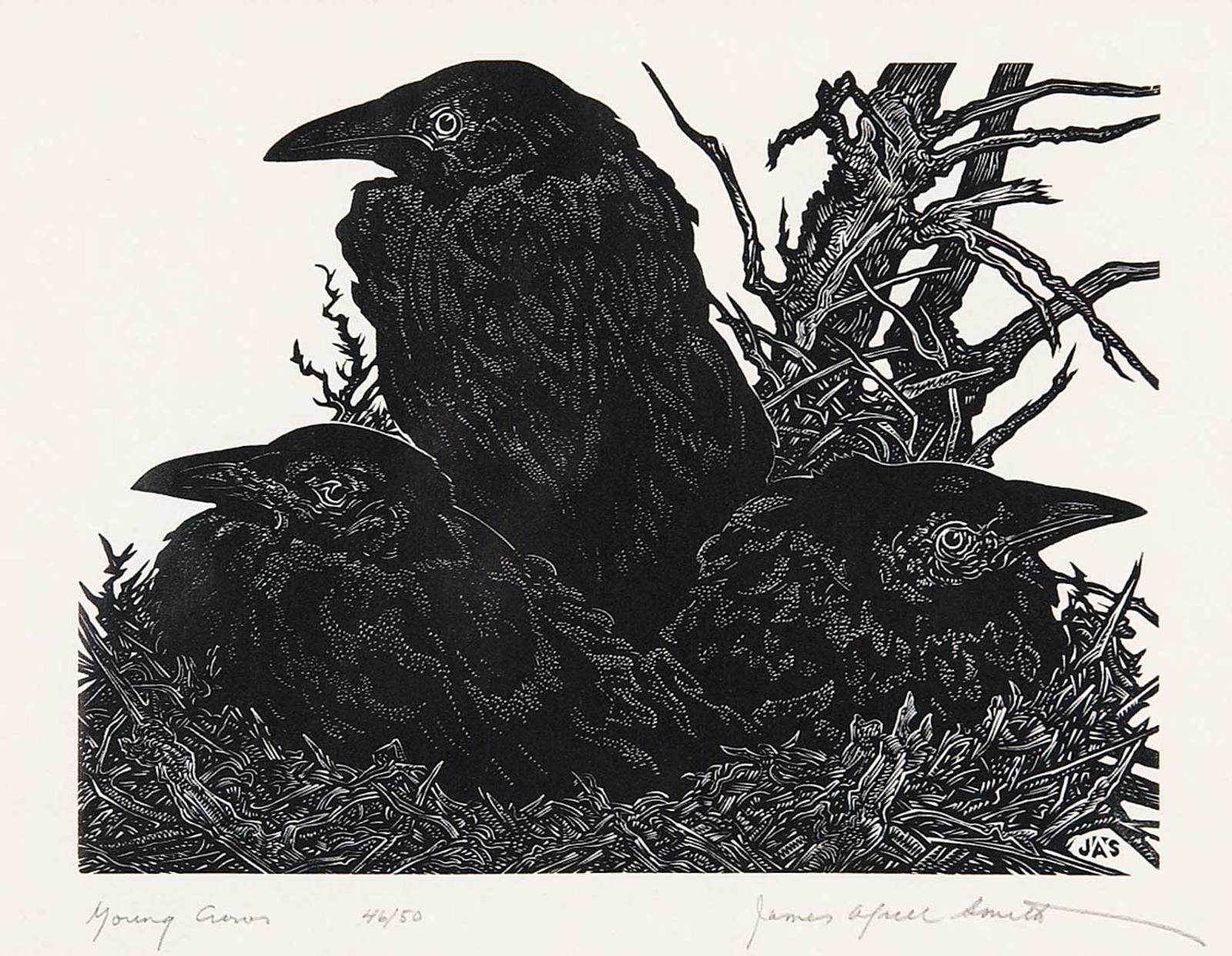 James Agrell Smith (1913-1988) - Young Crows #46/50