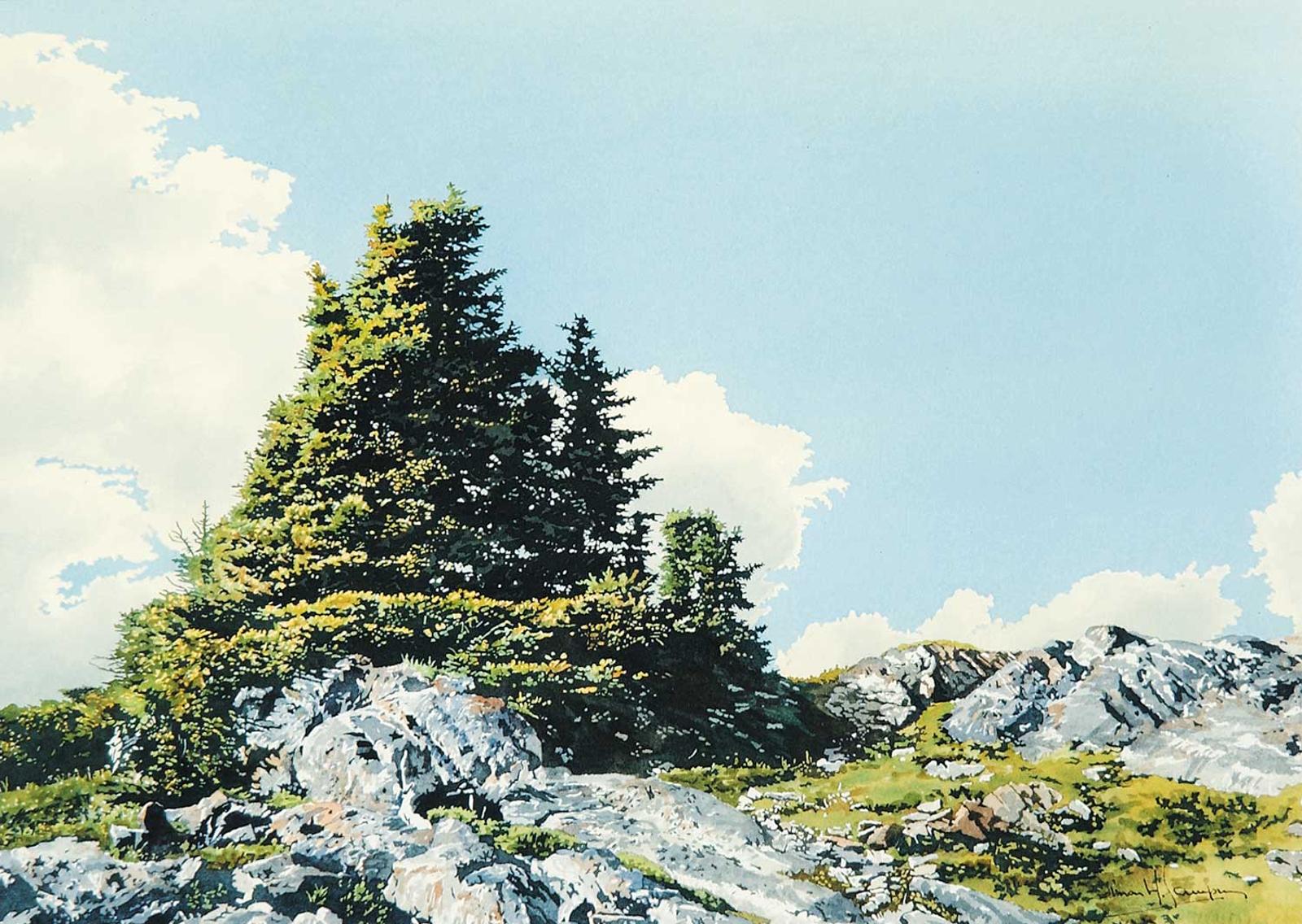 Simon Hielko Camping (1928) - Weathered Rocks