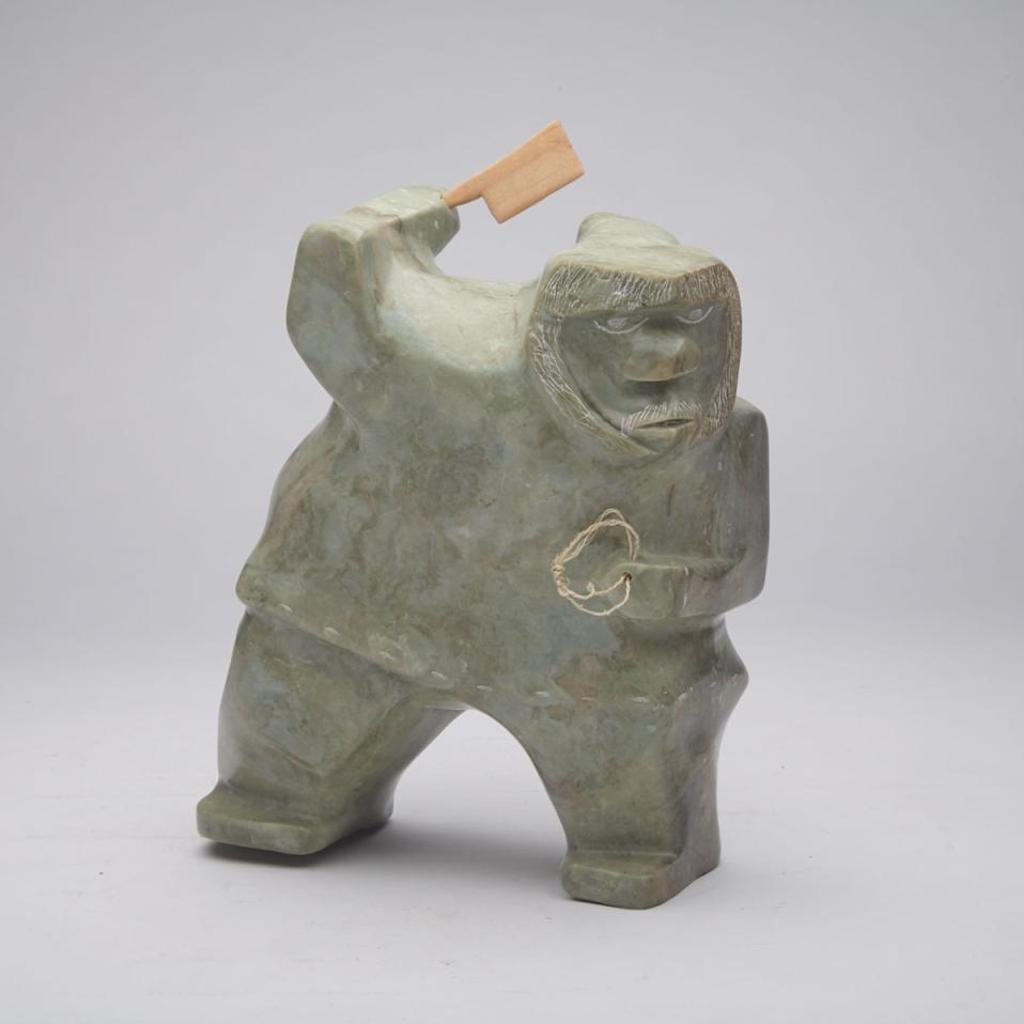 Davidee Kavik (1915) - Hunter With Axe And Line