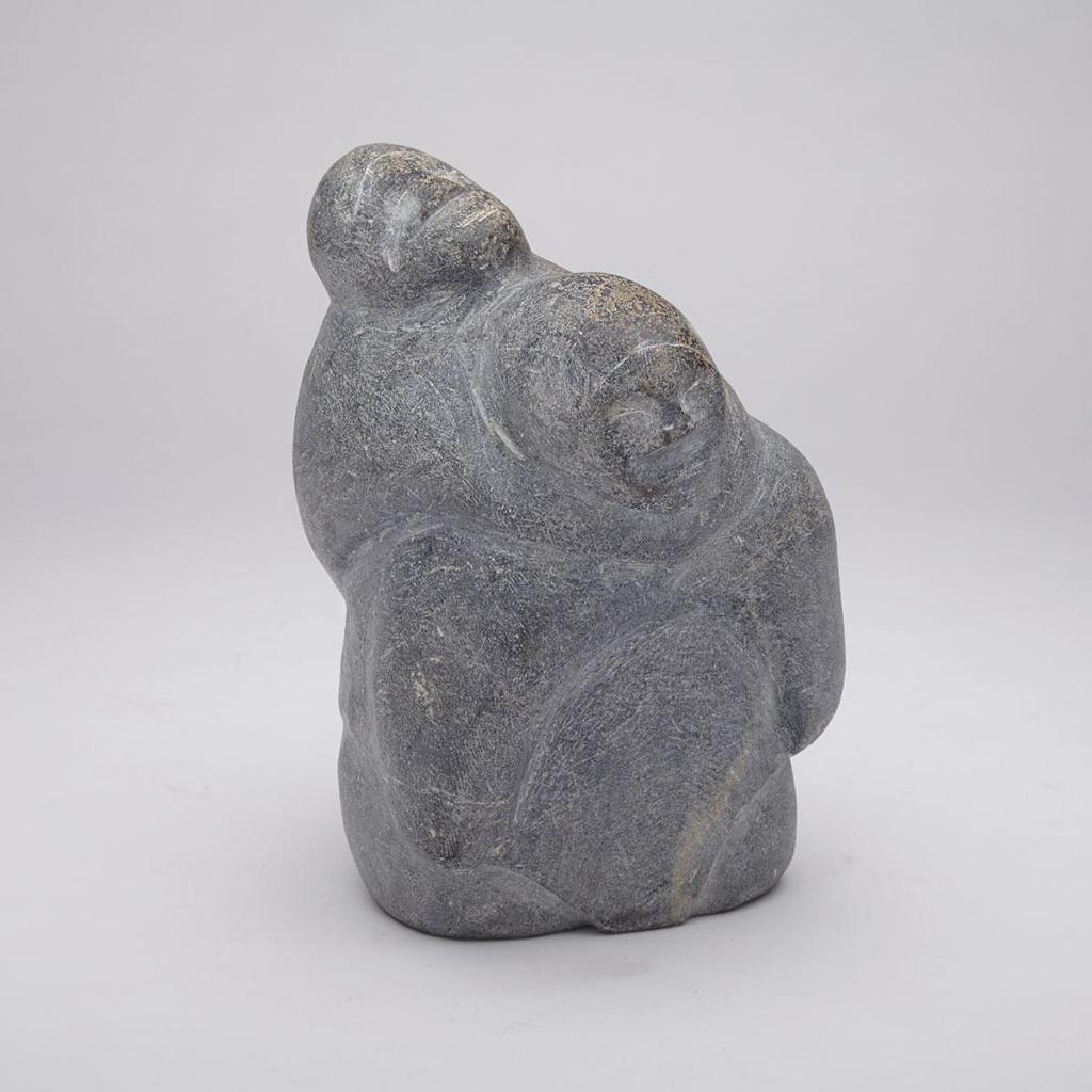 Barnabus Arnasungaaq (1924-2017) - Mother With Child In Amaut