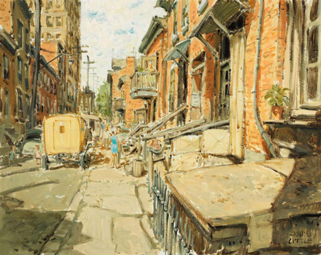 John Geoffrey Caruthers Little (1928-2024) - Old St. Dominique Street, Montreal