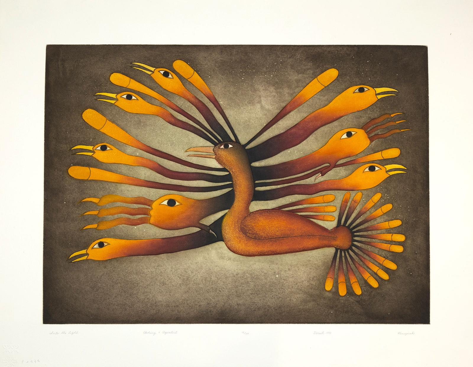 Kenojuak Ashevak (1927-2013) - Into The Light