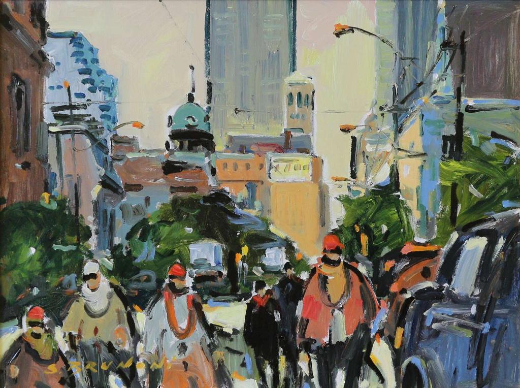 Serge Brunoni (1938-2020) - Toronto, King Street; 2009