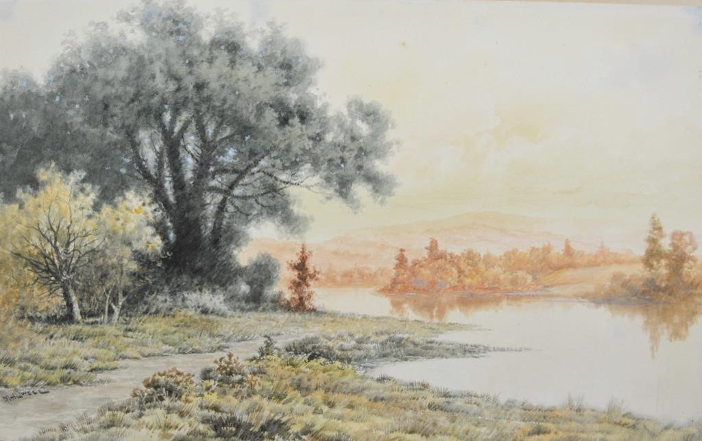 Milton H. Lowell (1848-1927) - By the River