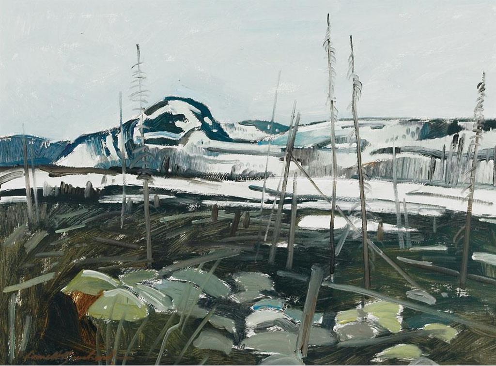 George Lorne Holland Bouchard (1913-1978) - Burnt Land, Laurentide Paril, P. Que., May 1977