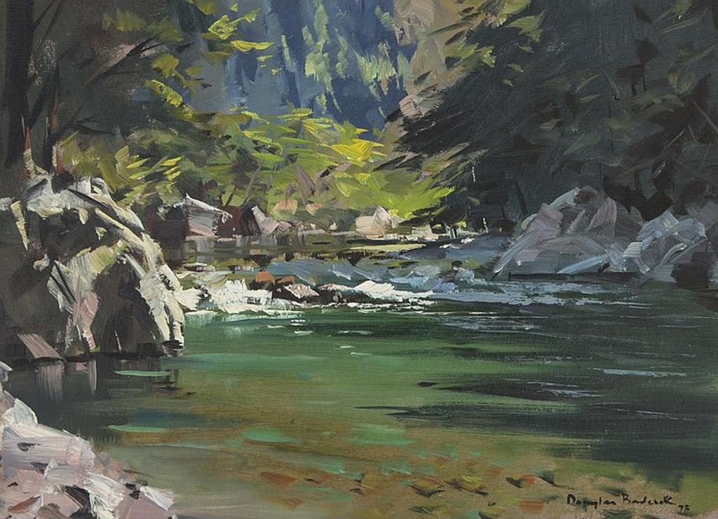 Douglas Badcock (1922-2009) - Green Transparent Pool