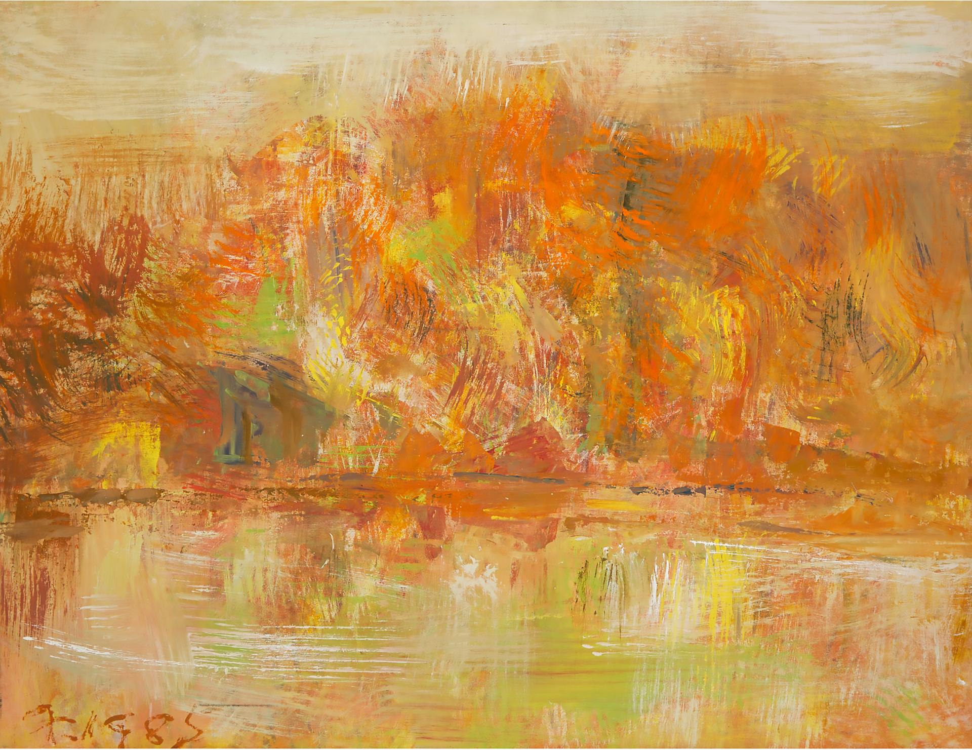 Michael Forster (1907-2002) - Abstract Landscape, 1985