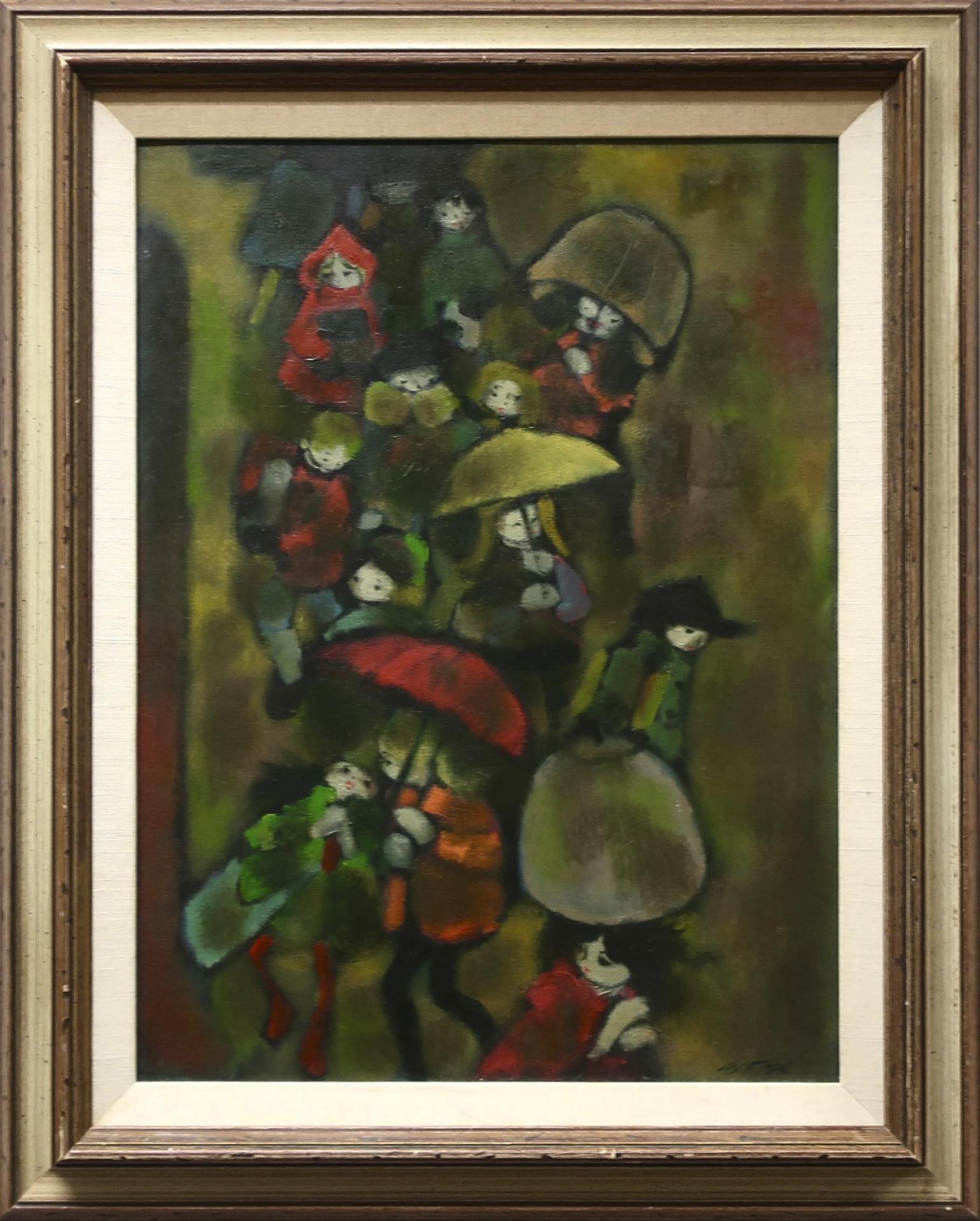 William Arthur Winter (1909-1996) - Umbrellas