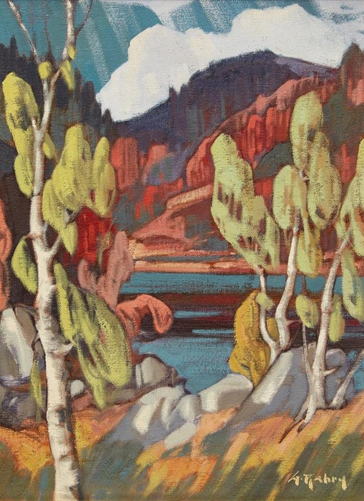 Gaston Rebry (1933-2007) - Bouleaux en automne