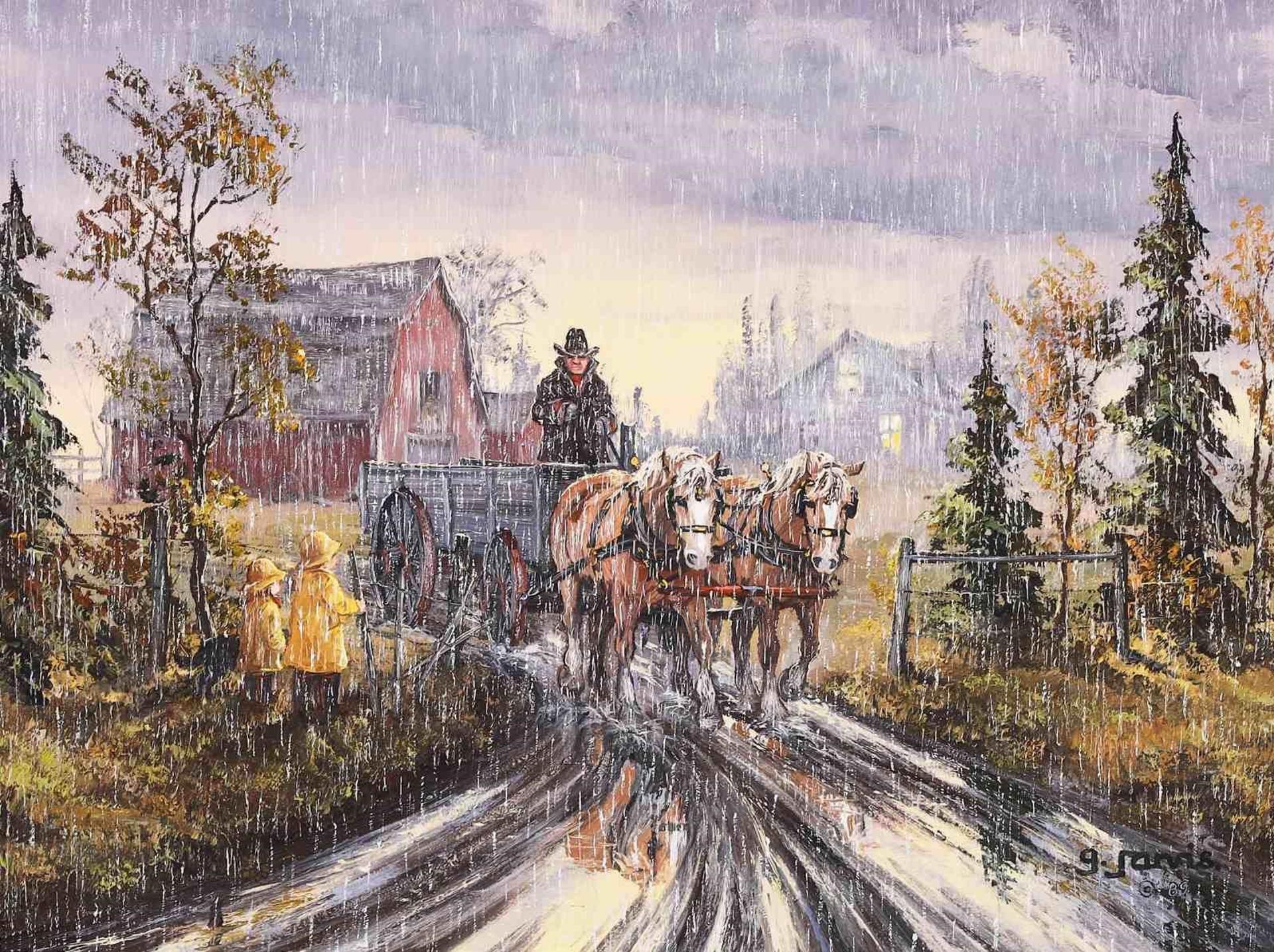 Georgia Jarvis (1944-1990) - Rainy Day Helpers; 1989