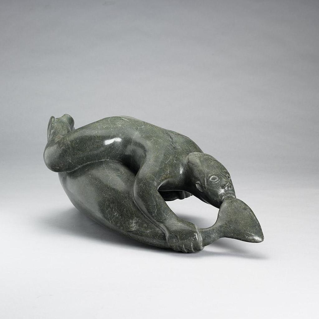 Qavaroak Tunnillie (1928-1993) - Hunter And Whale