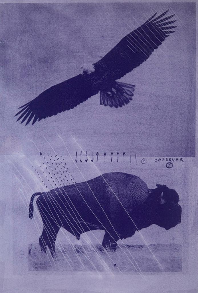 Carl Beam (1943-2005) - Observer 3