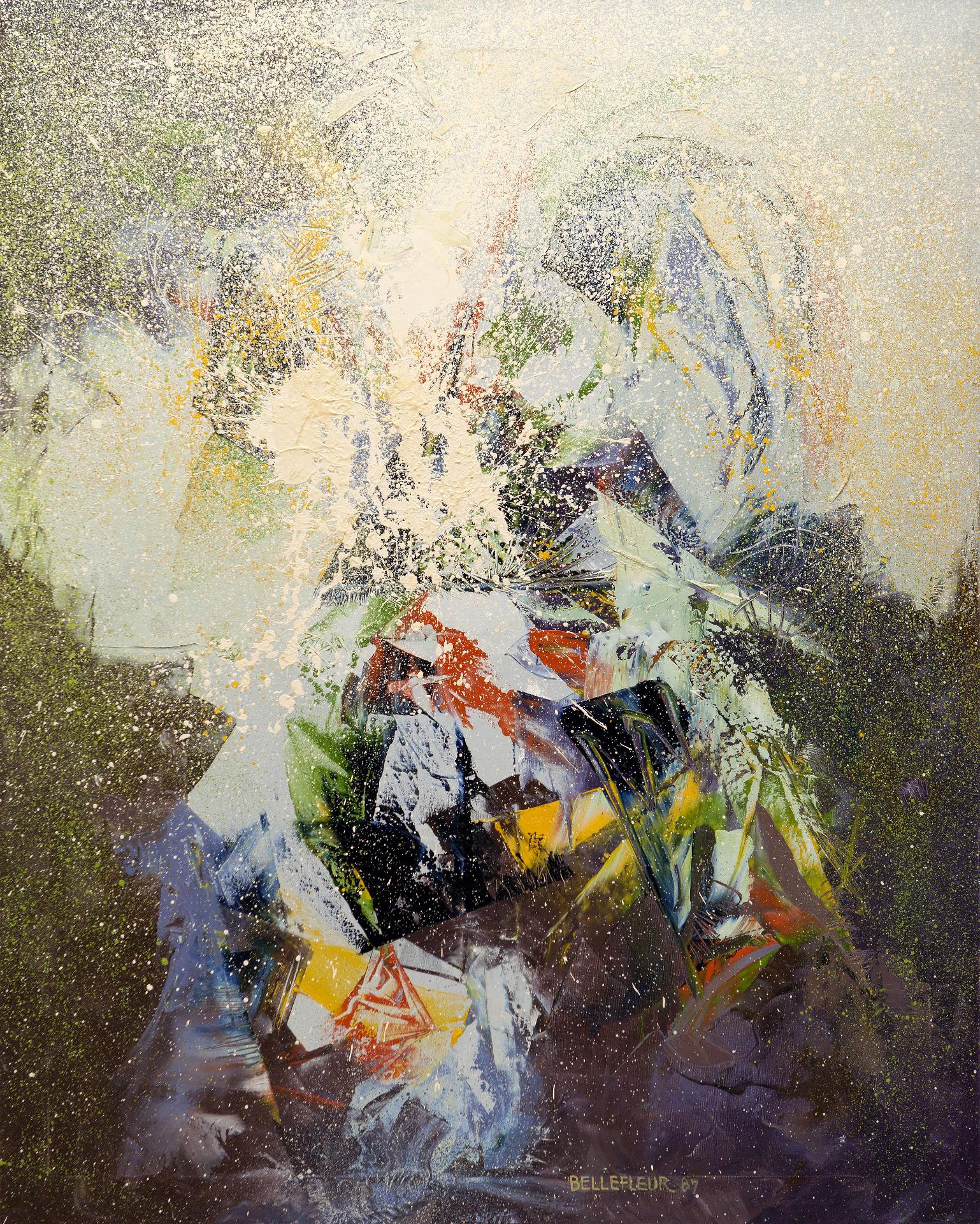 Léon Bellefleur (1910-2007) - Des Rêves et du Hasard nº 3, 1987