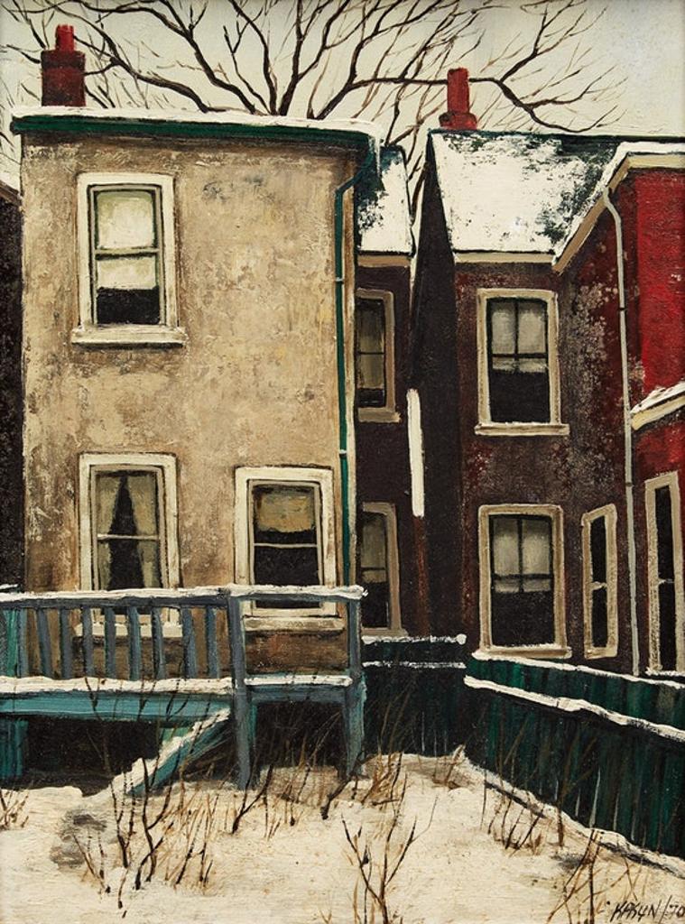 John Kasyn (1926-2008) - Old Stucco House, Austin Ave.