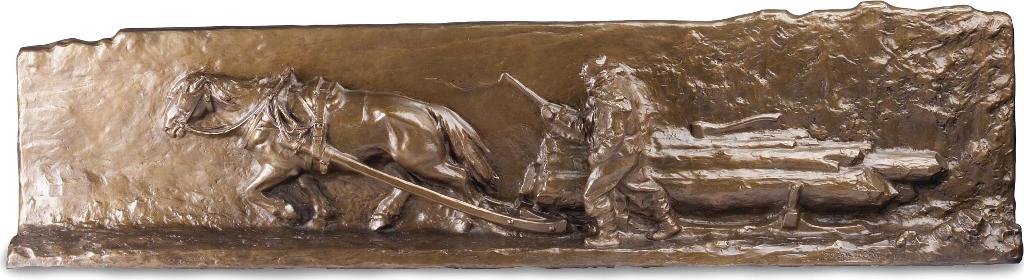 Marc-Aurèle de Foy Suzor-Coté (1869-1937) - Le Halage Du Bois