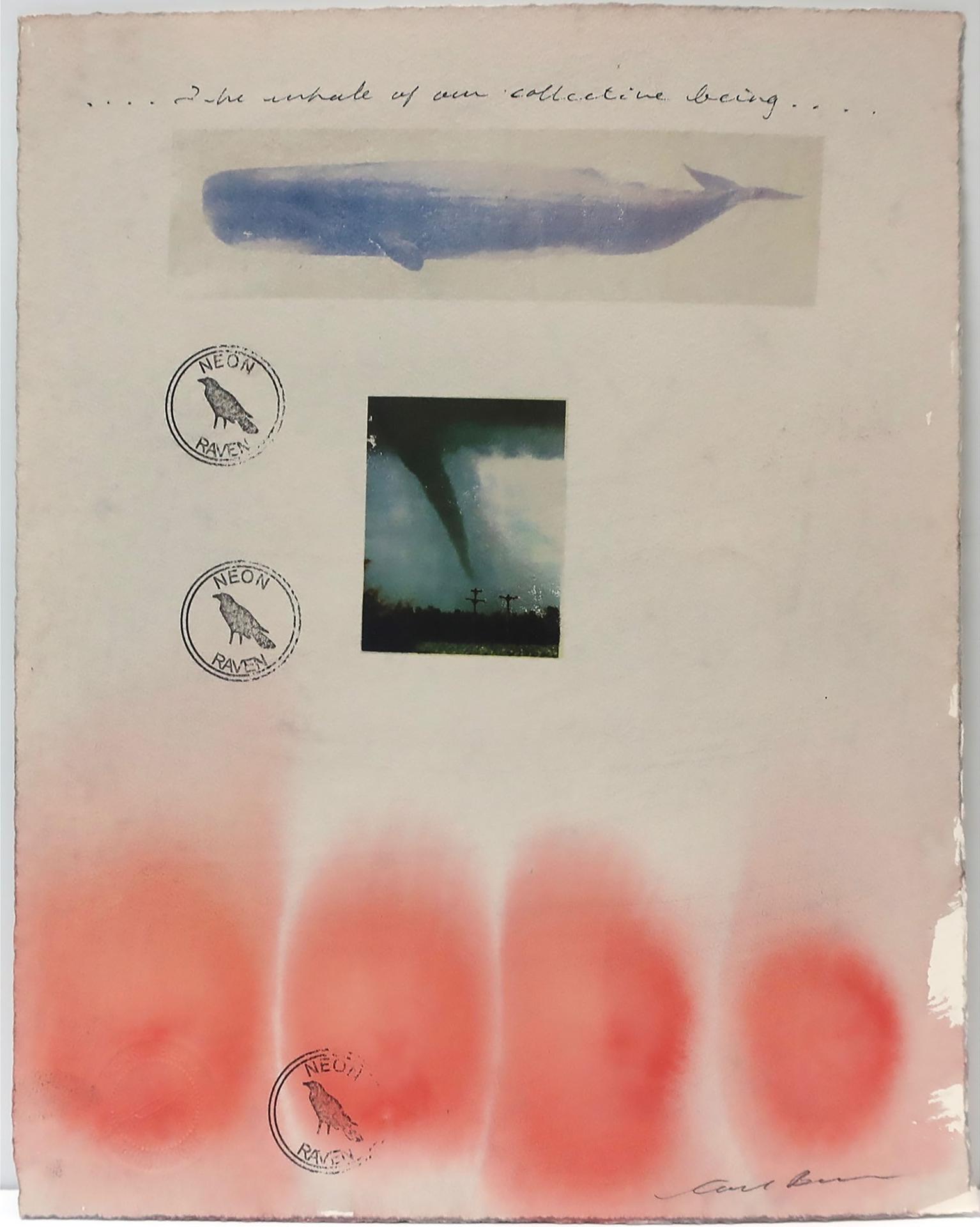 Carl Beam (1943-2005) - The Whale Of Our Collective Being (Whale - Tornado)