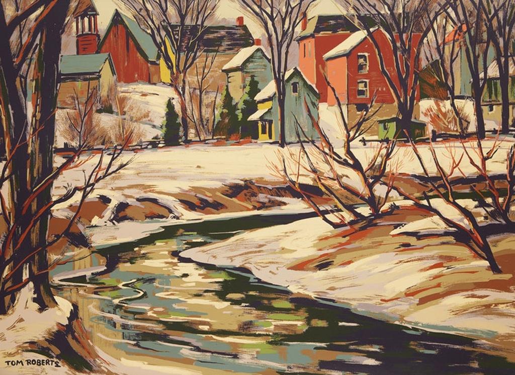 Thomas Keith (Tom) Roberts (1909-1998) - Village in Winter