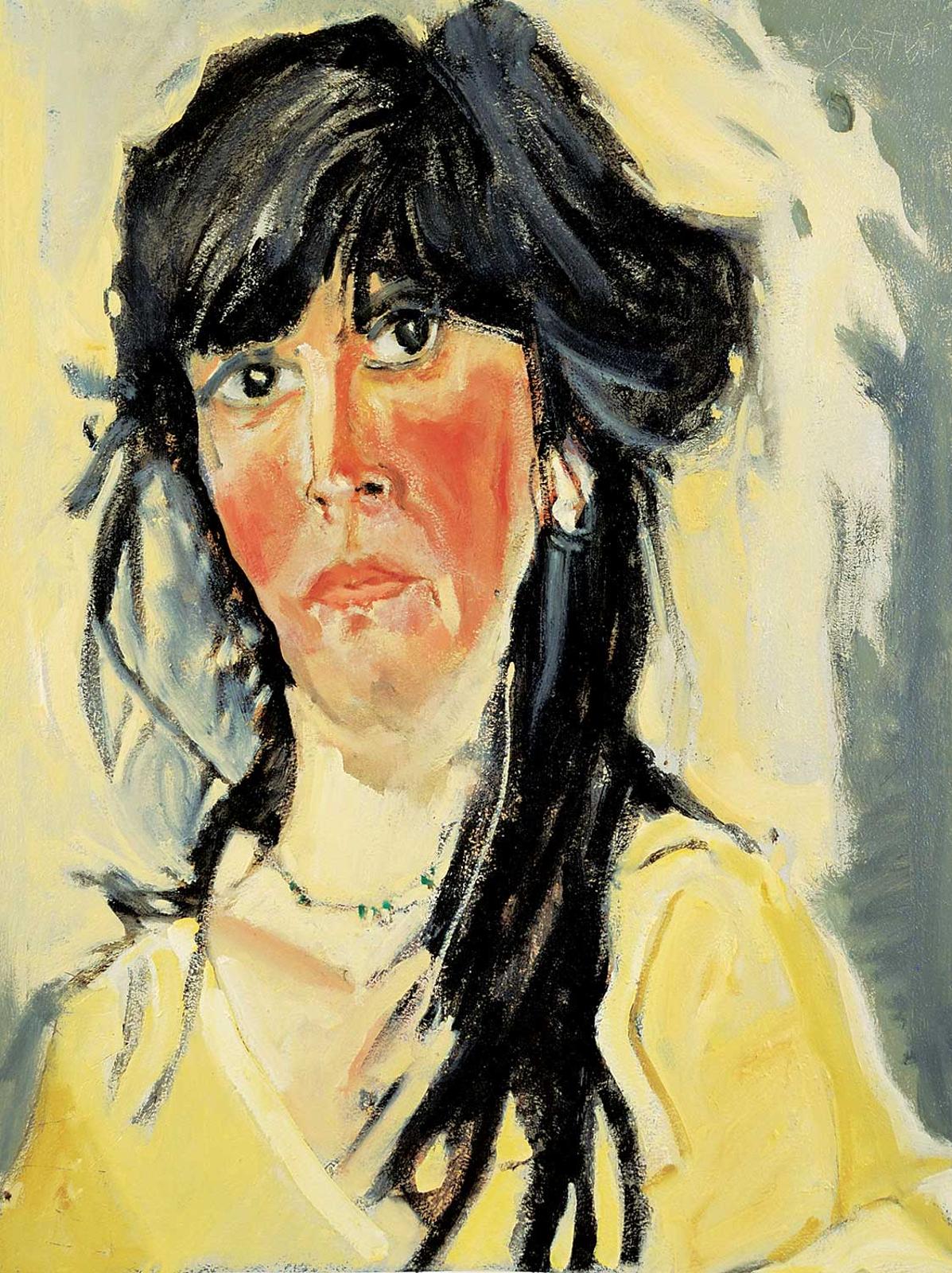 Gabor L. Nagy (1945) - Untitled - Beauty with the Black Hair