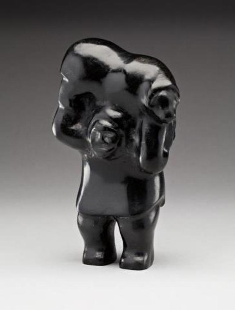 Barnabus Arnasungaaq (1924-2017) - Man Carrying a Musk-ox, ca. 1980