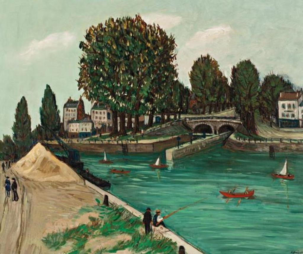 Alphonse Quizet (1885-1955) - Le Dimanche a Joinville