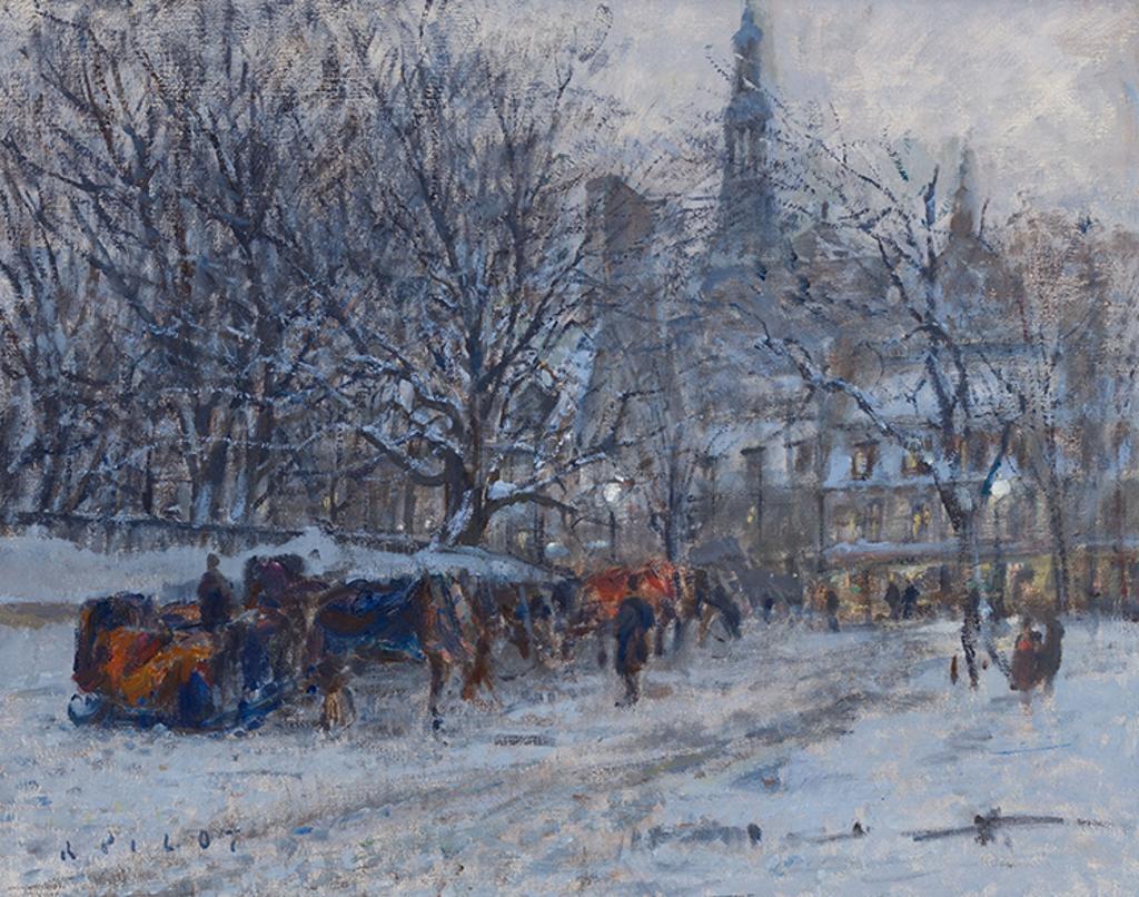 Robert Wakeham Pilot (1898-1967) - Twilight, Place d'Armes, Quebec