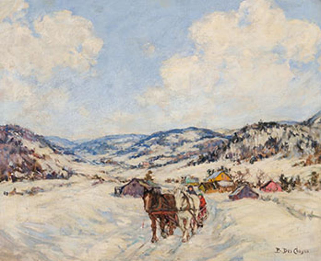 Berthe Des Clayes (1877-1968) - A Laurentian Village