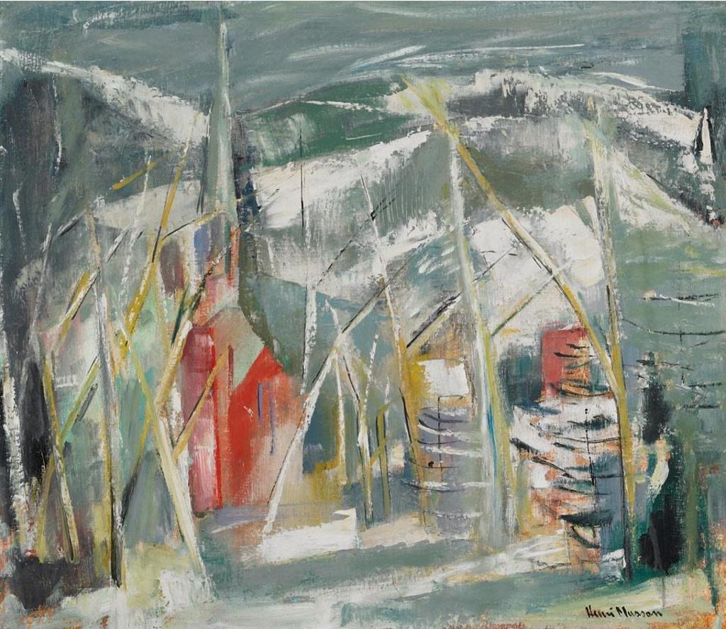 Henri Leopold Masson (1907-1996) - Village Lac Simon, 1951