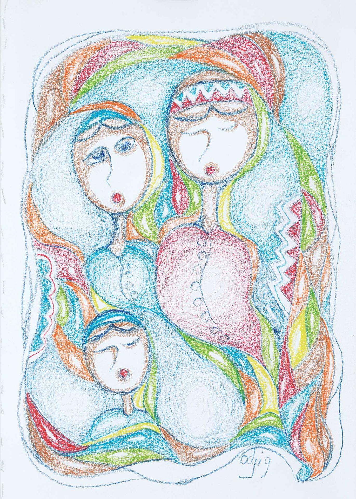Daphne Odjig (1919-2016) - Sisters