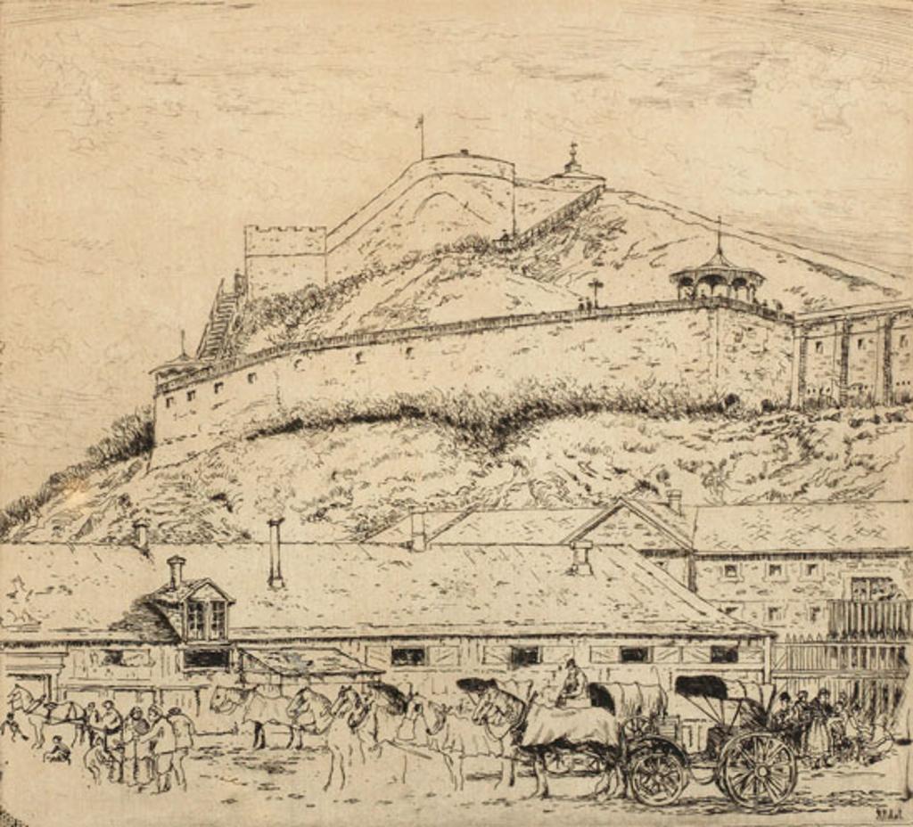 Robert Wakeham Pilot (1898-1967) - The Citadelle and Market, Quebec