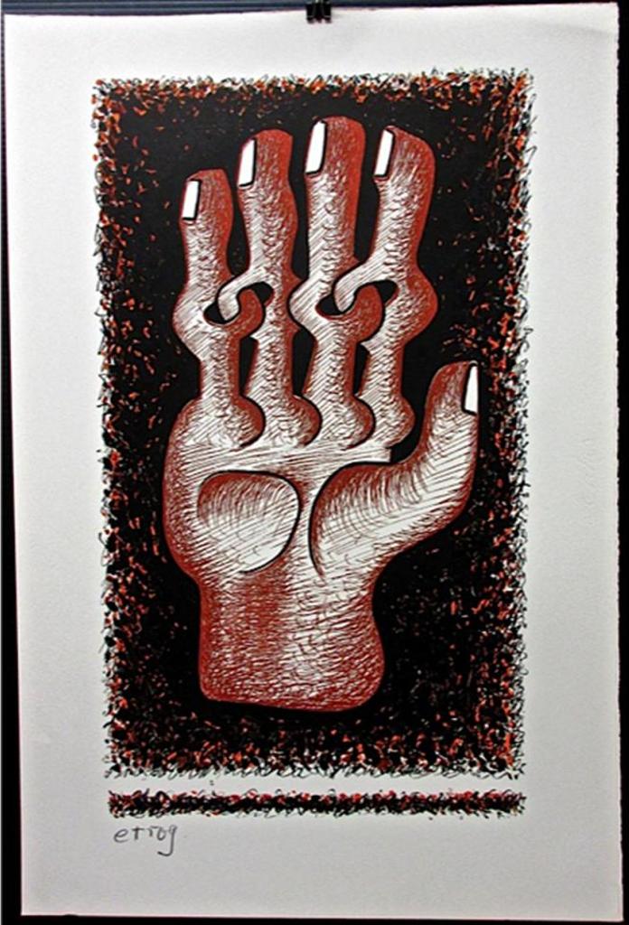 Sorel Etrog (1933-2014) - Untitled (Hand With Links; Hand With Mouth)