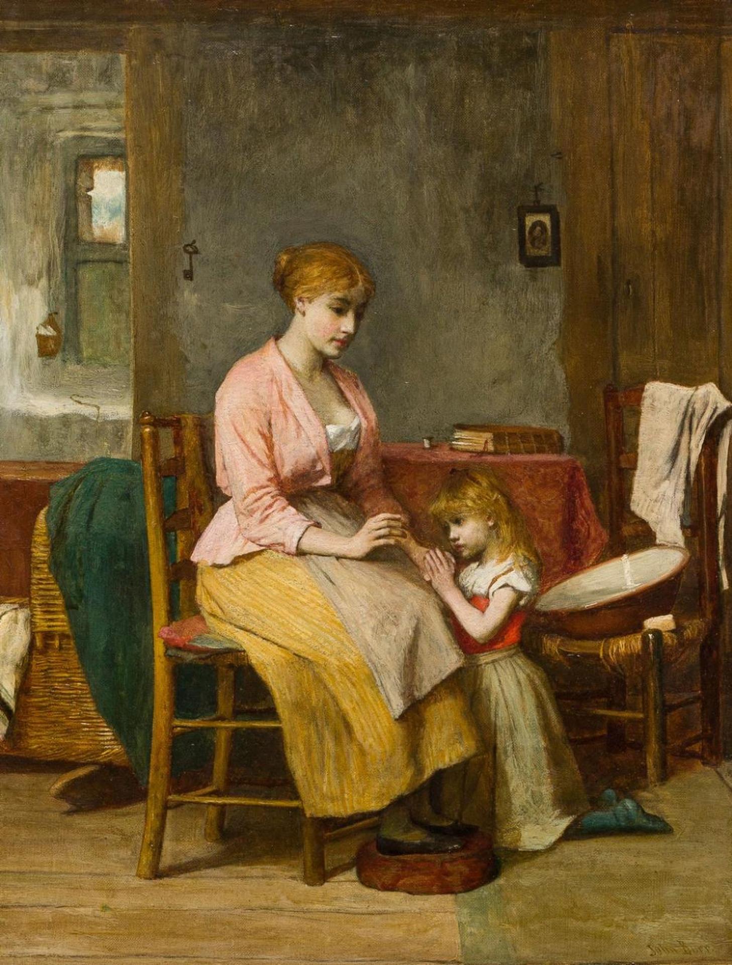 John P. Burr (1831-1893) - A Christian Mother