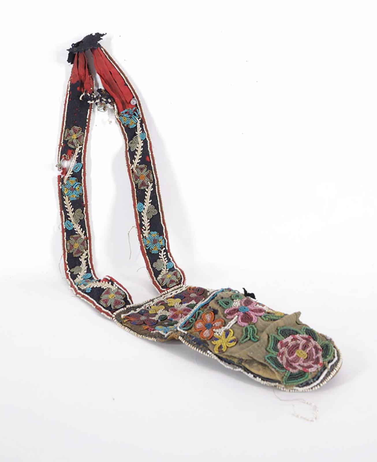 First Nations Basket School - Beaded Shoulder Bag