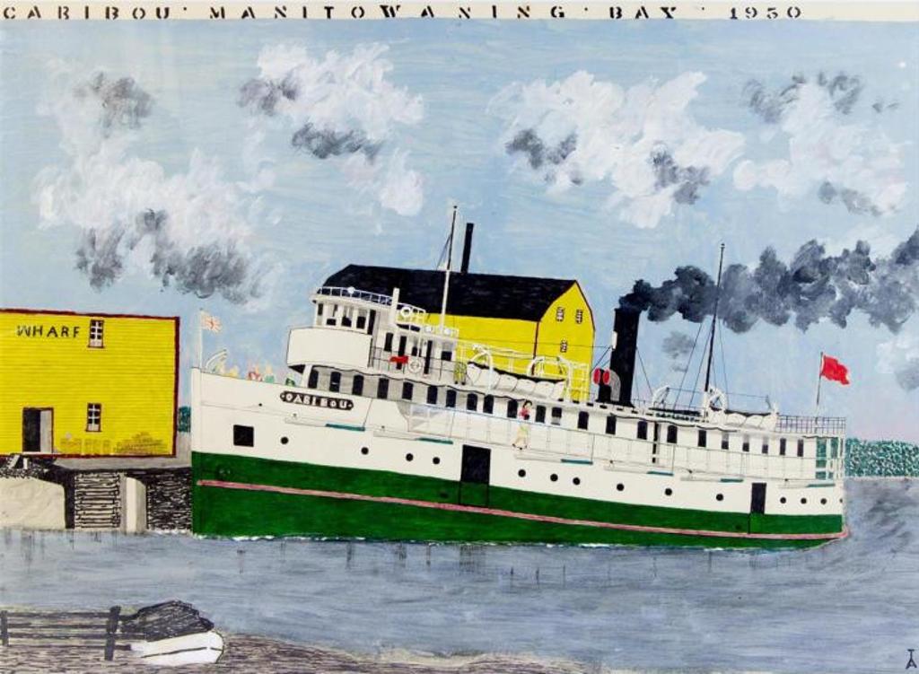 Angus Trudeau (1908-1984) - Caribou - Manitowaning Bay 1950