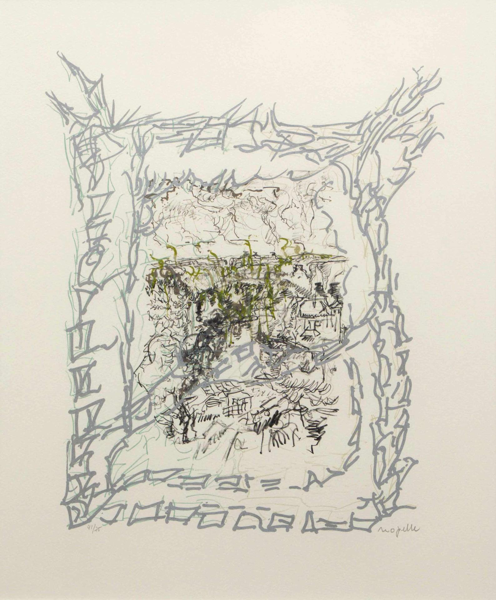 Jean-Paul Riopelle (1923-2002) - Vu de chez Monet, 1985