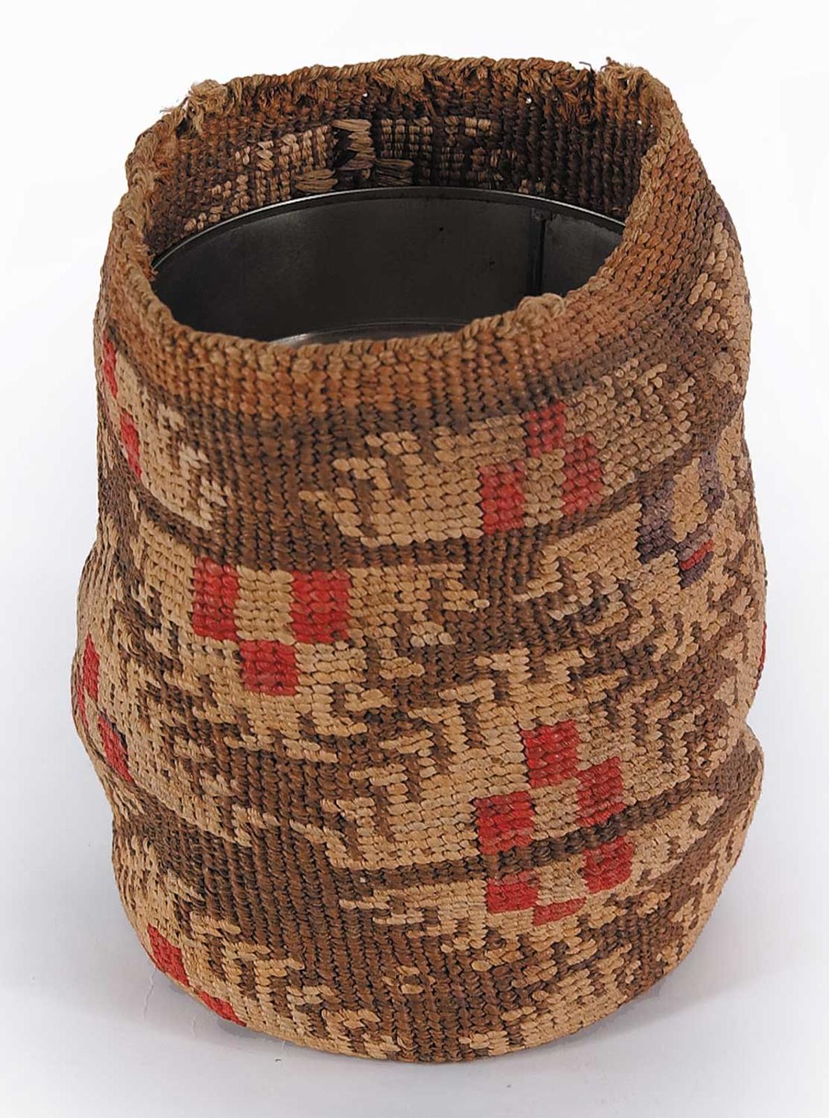 First Nations Basket School - Woven Slouch Basket