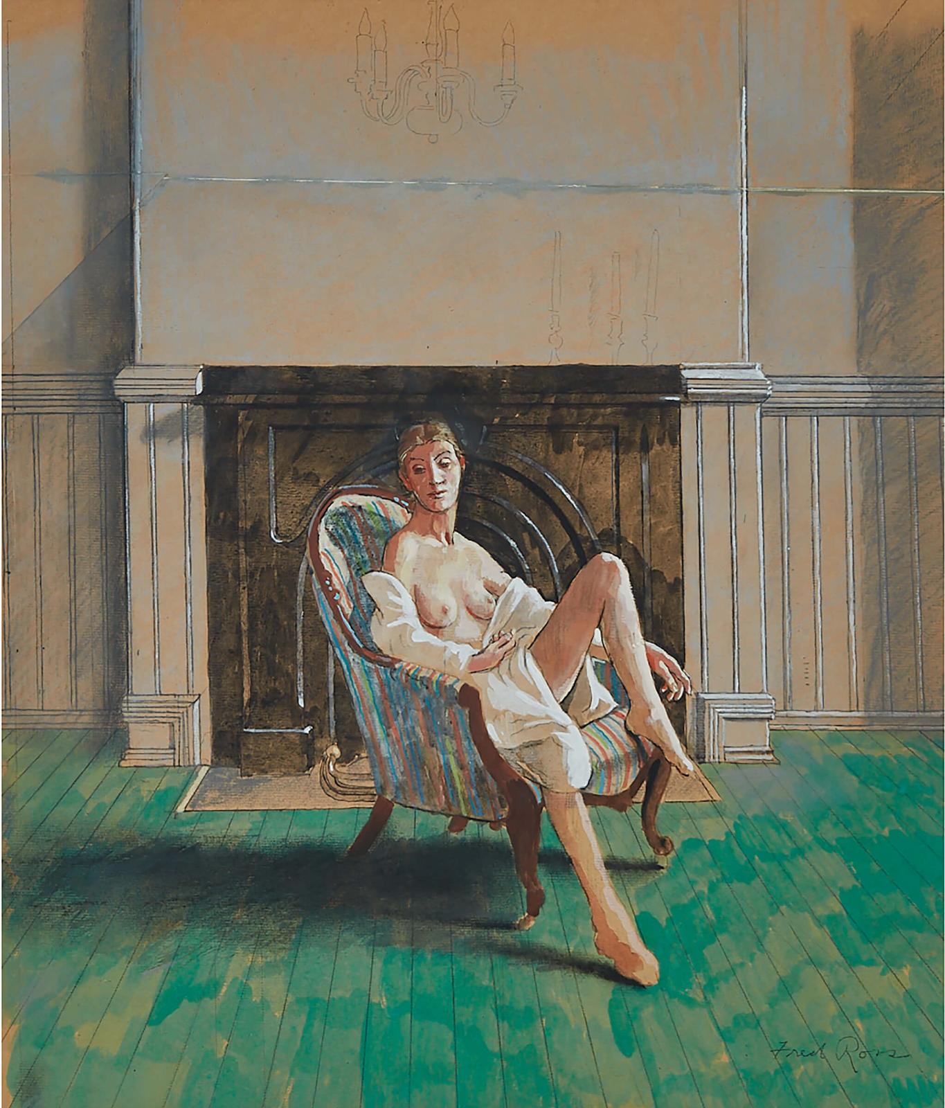 Frederick Joseph (Fred) Ross (1927-2014) - Etude Pour Intérieur