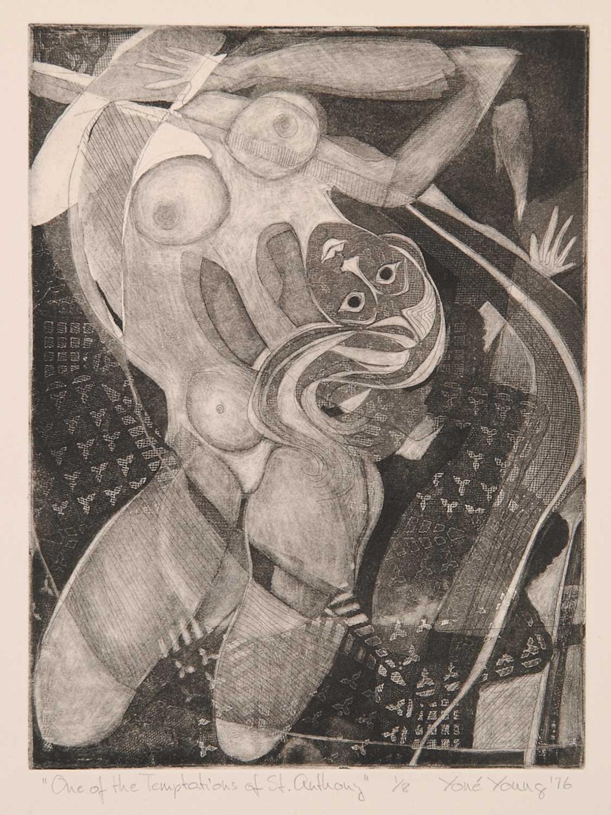 Yone Kvietys Young (1924-2011) - One of the Temptations of St. Anthony #1/8