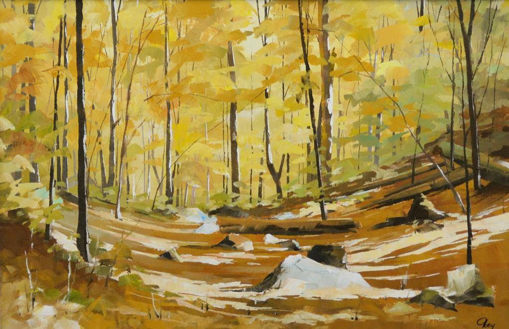 Ronald N. Okey (1921-2004) - Forest Interior