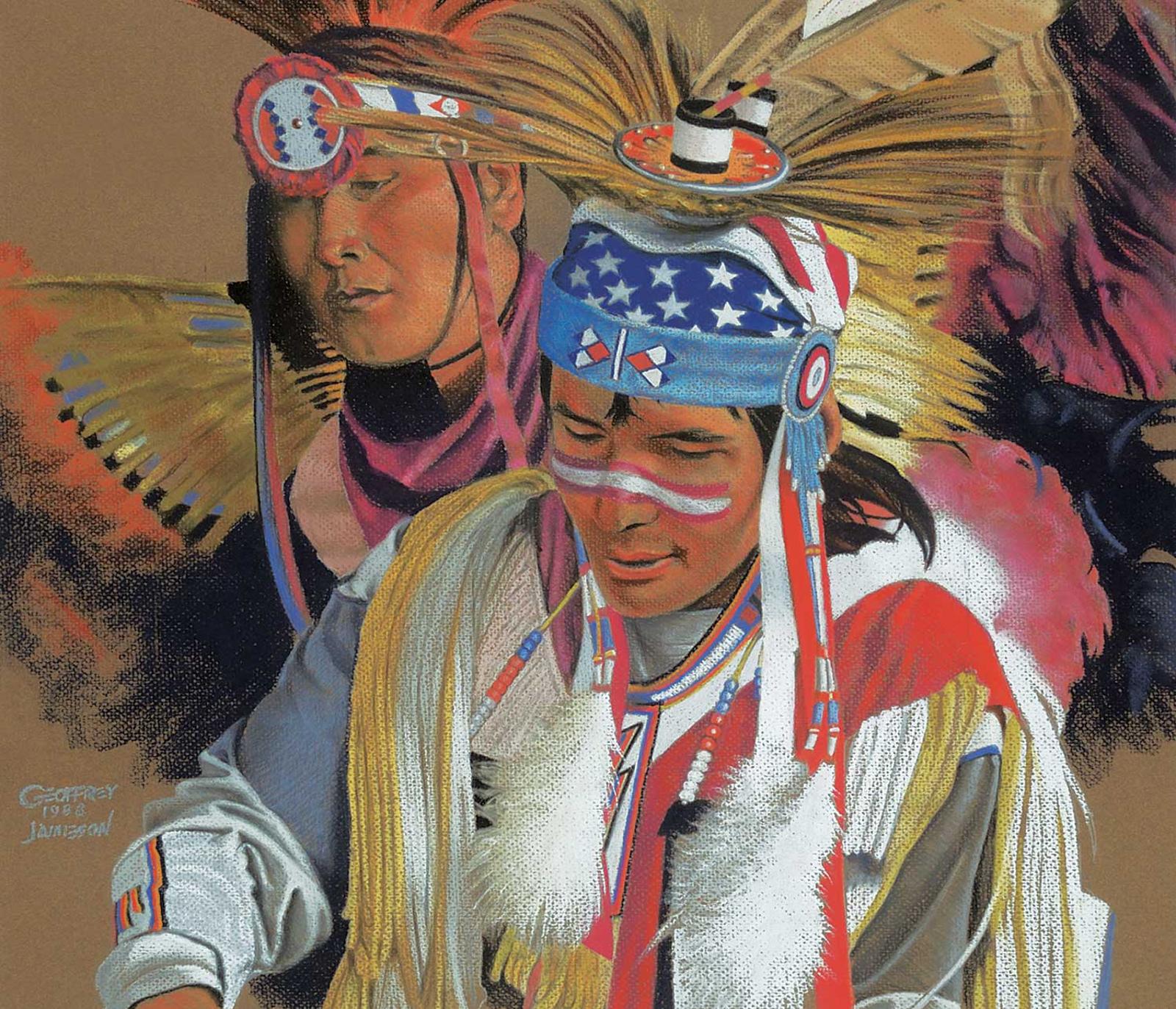 Geoffrey James (1942) - Untitled - Pow Wow Dancers