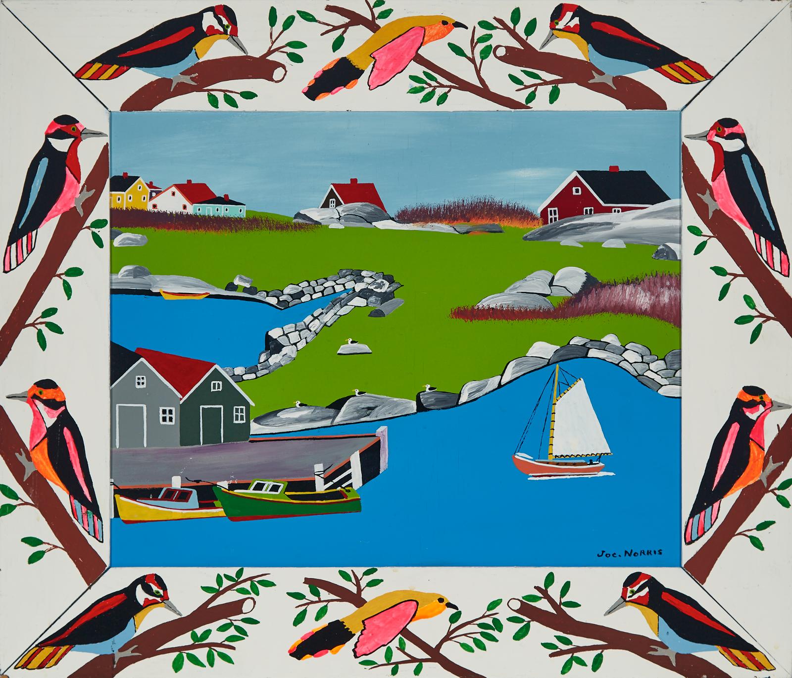 Joe Norris (1925-1996) - Harbour Scene