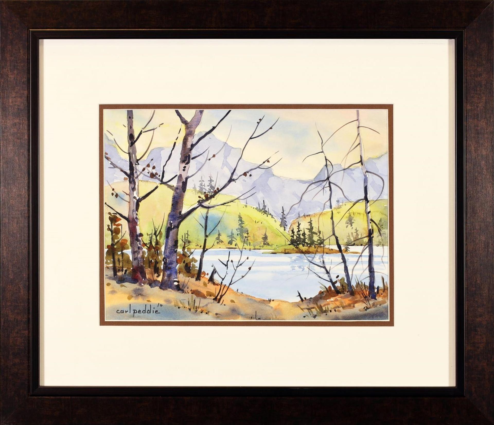 Carl Peddie - Untitled, Mountain Lake, Autumn